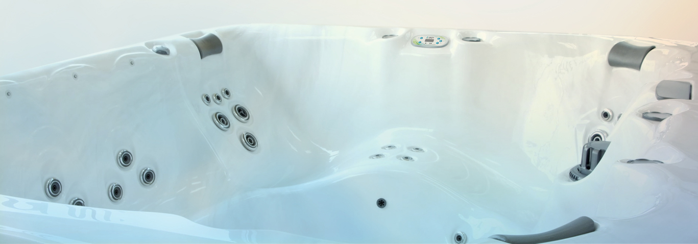 close up of jets on a Balance 9 hot tub