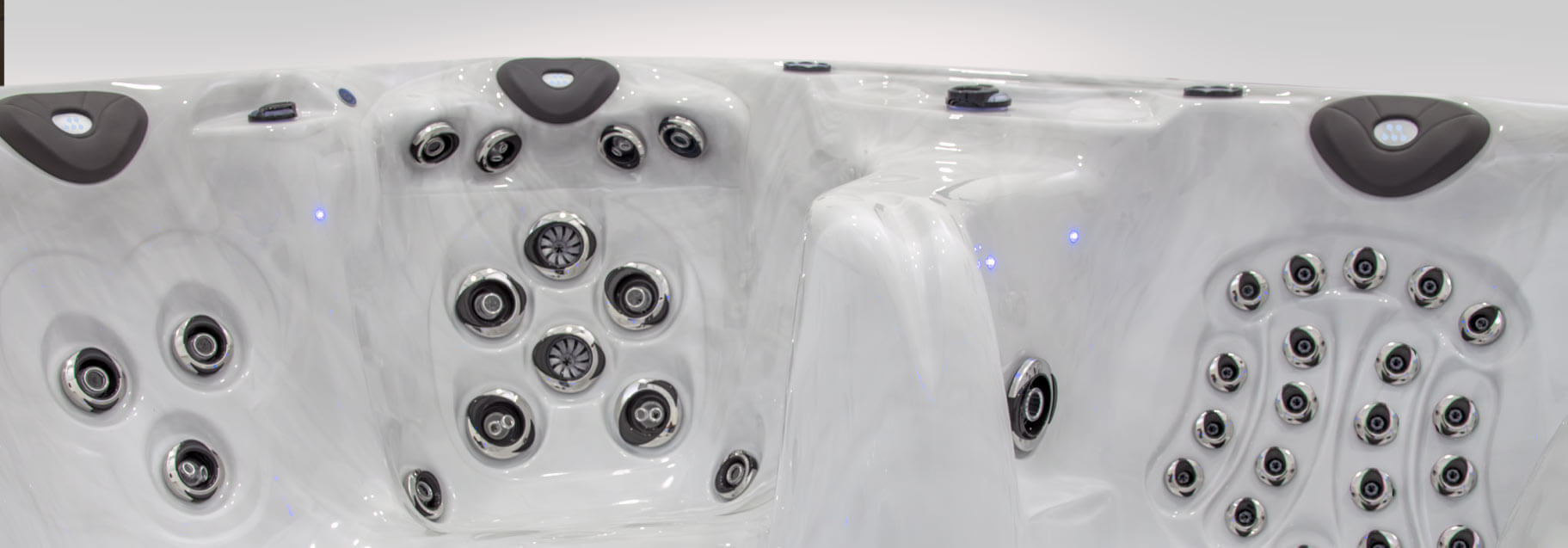 hot tub installation on a back patio